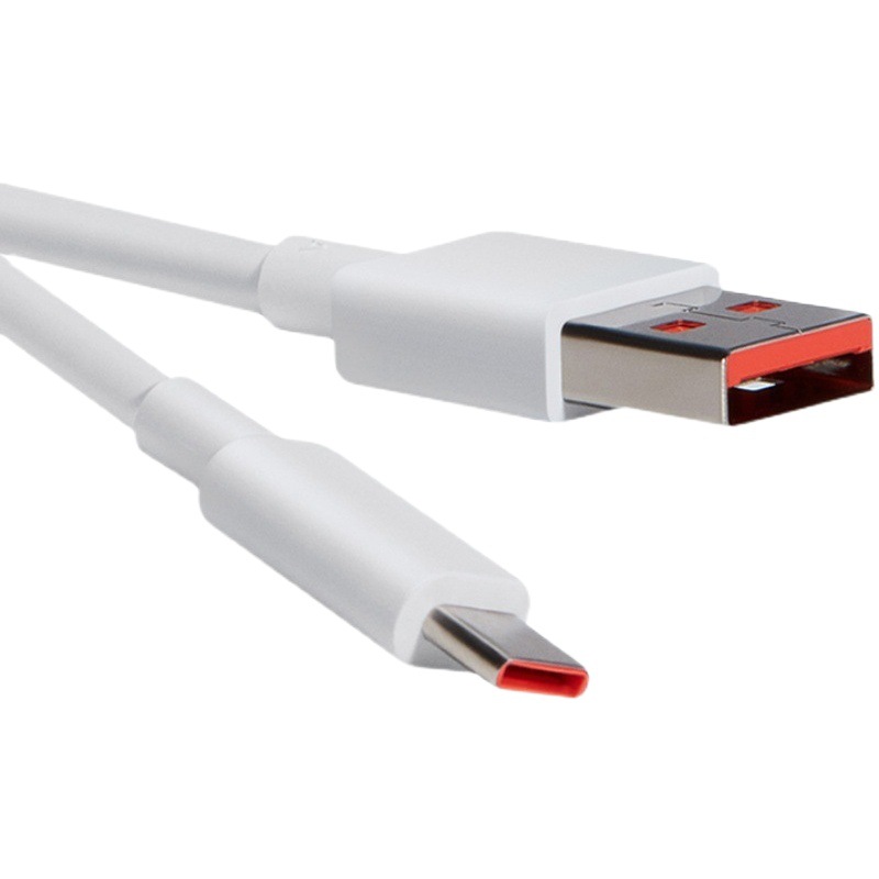 Aplicable a rojo Mi Xiaomi cable de datos 120W TYPE-C flash cable de carga estándar de oro punto decimal 6A carga rápida fábrica original