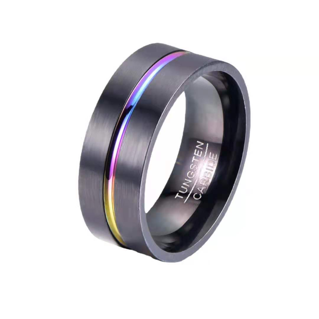 15g Weight Rings Classification 1 Piece Quantity Street Occasion Stainless Steel Material Round Pattern Men'S Gender Plating Design Retro Style 1 Piece Retro Round Stainless Steel Plating Rings