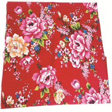 厂家现货，全棉东北大花布，富贵大牡丹，斜纹纱卡活性印花面料