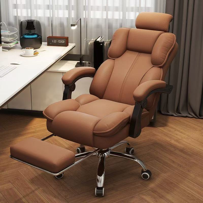 Home Computer Chair, Reclining Sofa Chair, Dormitory Gaming Chair, Swivel Reclining Executive Chair, Comfortable Long-Sitting Office Chair