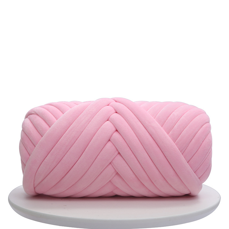 Descuento venta directa de fábrica hilo tubular de algodón con núcleo de llenado 2cm hilo islandés almohada tejida a mano manta nido para gatos barra anticolisión 250g