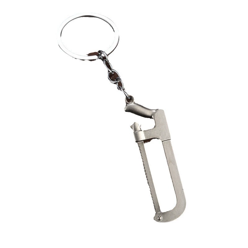 "Creative golden metal keychain, wrench handmade, 3D, Birthday gift"