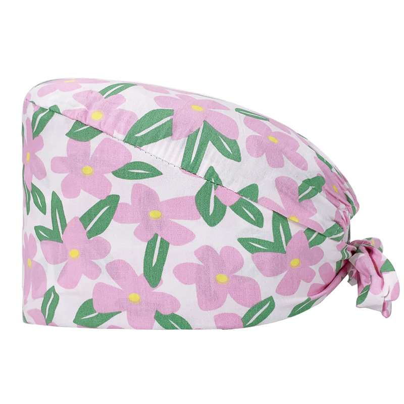 Nuevo Gorro de Enfermera para UCI con Lindos Estampados, Algodón Puro, Gorro de Cocina, Odontología, Belleza y Medicina, Unisex, en Existencia.