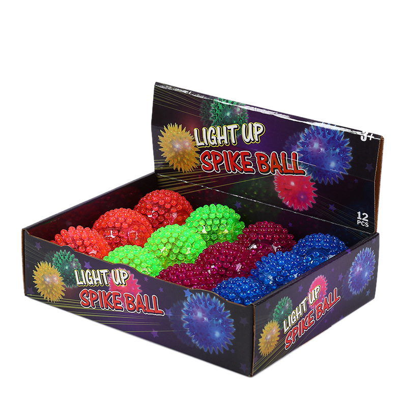 Spot 6.5cmTPR Thorn Ball Acupoint Massage Ball Grip Ball Pointed Nail Fascia Yoga Ball Fitness Ball Hedgehog Ball