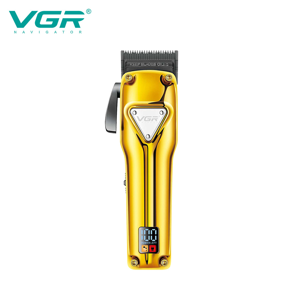 Tagliacapelli elettrico da uomo, rifinitore per capelli in metallo, strumento professionale da salone per lo styling domestico._voghion.com