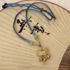 Pendant, summer necklace, small design Hanfu, accessory, Chinese style, wholesale