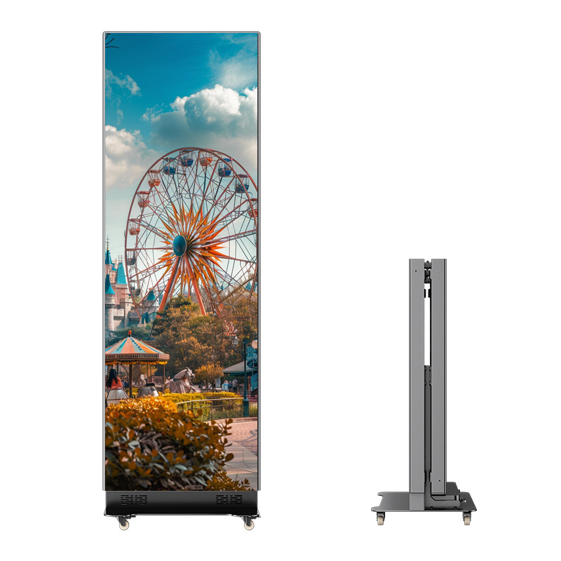 Pantalla Poster LED Plegable para Interior P1.86 P2 P2.5 P3 de Alta Definición Tipo Espejo