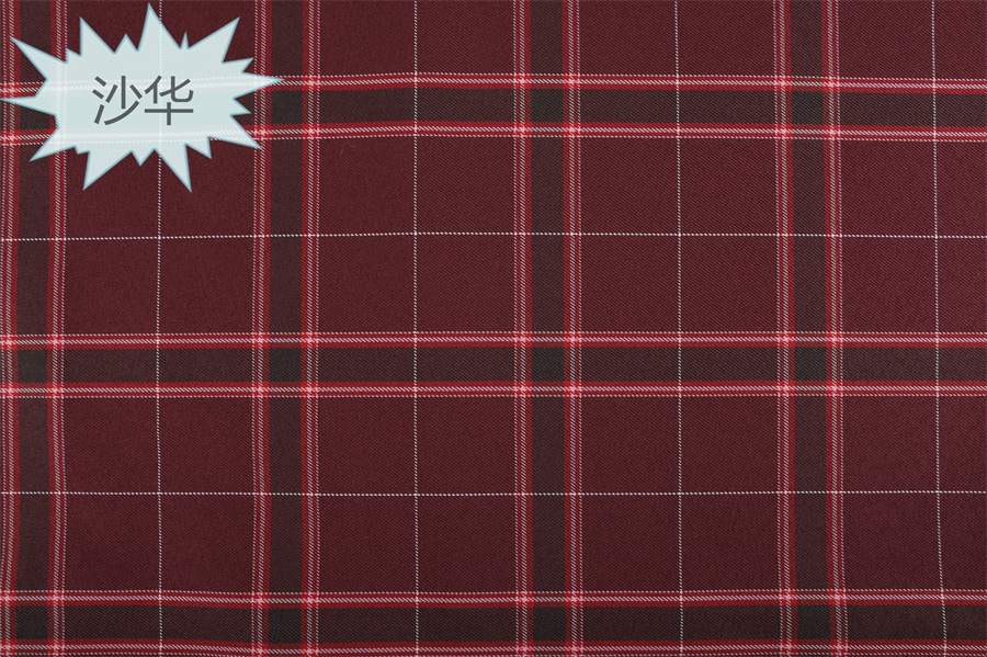 Tela a cuadros de poliéster teñida en hilo, disponible en stock, para uniformes JK, faldas plisadas, bolsos, estilo chino, jacquard image 9