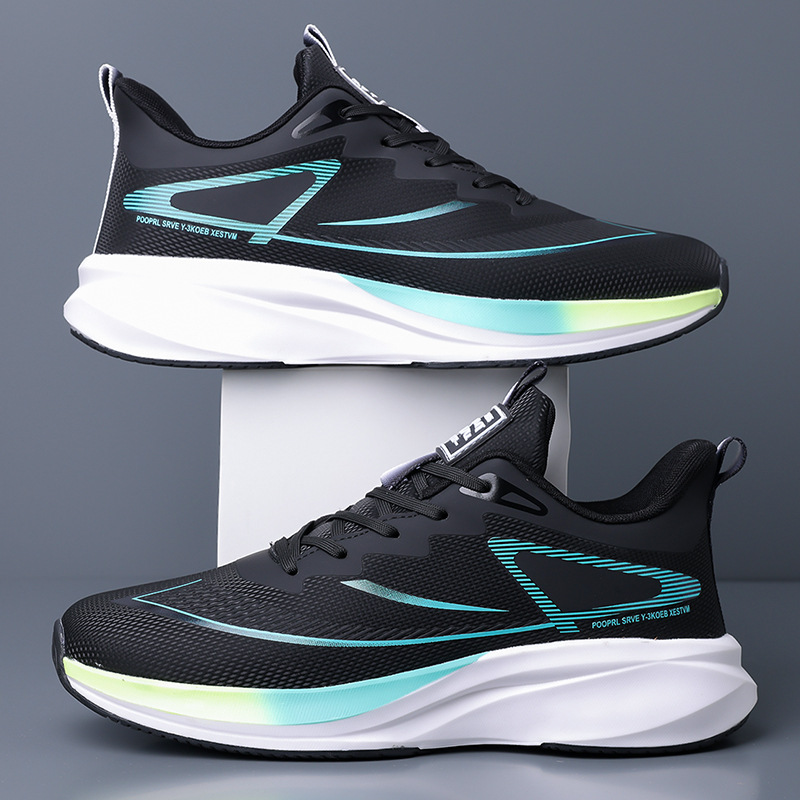 Zapatos de hombre otoño e invierno nuevo estilo de cuero todo fósforo suela suave zapatos deportivos ligeros zapatos para caminar zapatos para correr de moda zapatos casuales