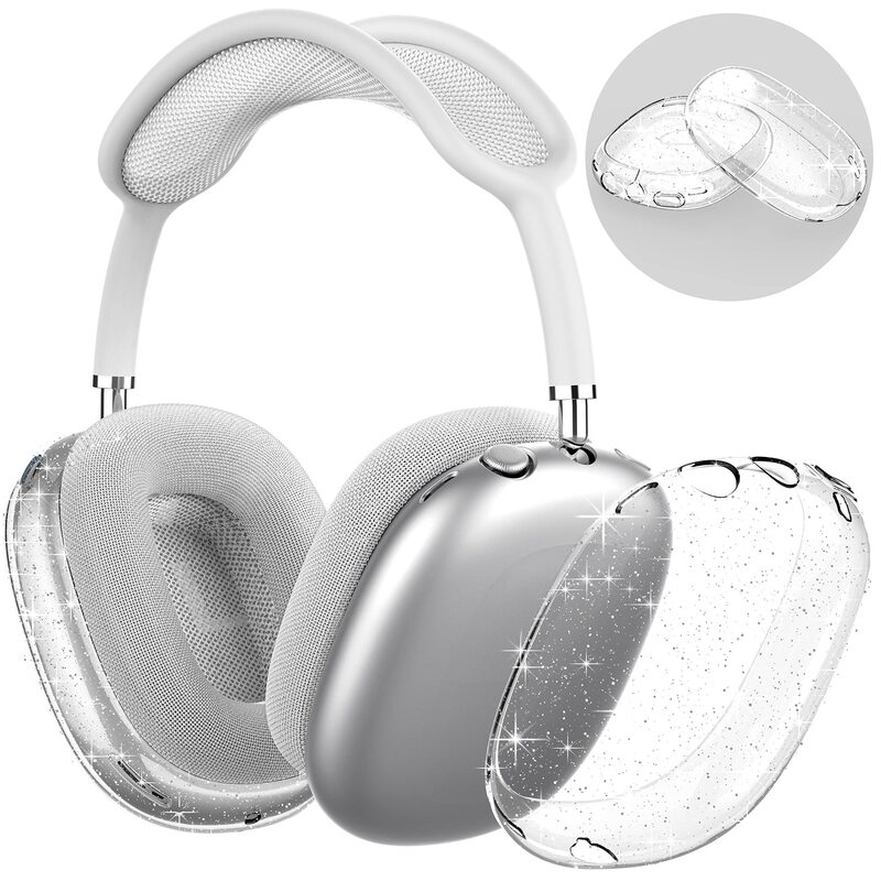 Applicable Airpodsmax Protective Case Apple Headset Transparent Earphone Case Silicone Solid Color Earphone Case Applicable Airpodsmax Protective Case Apple Headset Transparent Earphone Case Silicone Solid Color Earphone Case