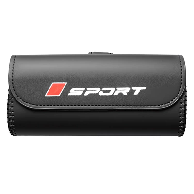 Car Glasses Clip/Bill Clip, a Hand-Stitched Leather Universal Car