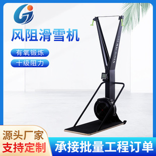 Manufacturer Customized Commercial and Home Wind Resistance Ski Machine for Gym Indoor Aerobic Exercise, Movable Wind Resistance Fitness Equipment