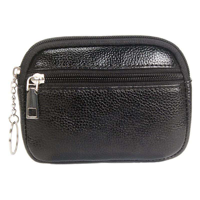 En Existencia, Primavera 2024, Nuevo Tarjetero Pequeño, Estilo Europeo y Americano, Cartera Corta para Mujer, Cartera de Cuero PU con Patrón de Lichi