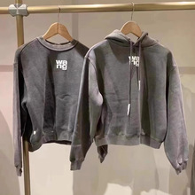 大王宽松抽绳连帽卫衣2025秋冬季休闲运动长袖外套上衣女潮牌