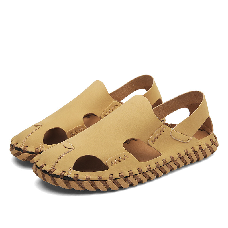 Transfronterizos zapatillas de cuero para hombres 2026 nuevos zapatos de conducción perezosos transpirables para hombres zapatos casuales de cuero