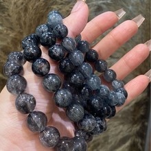 天然水晶灰兔毛DIY饰品手串批发个性小众水晶巧恩兔毛水晶