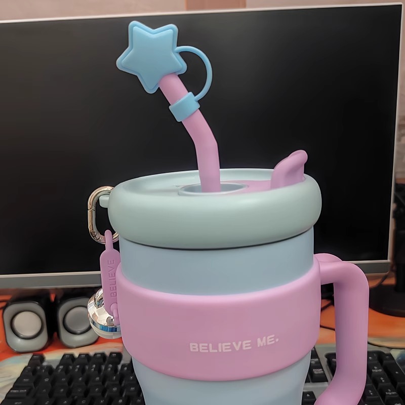Accesorios para vasos de agua de 30cm pajita de vidrio Stanley resistente a altas temperaturas taza de hielo taza termo más largo