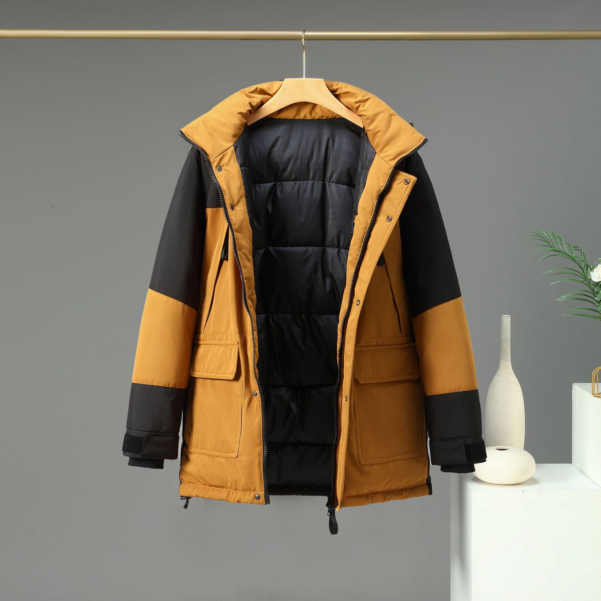 Giacca in cotone da uomo, casual, ispessita, invernale, da esterno_voghion.com