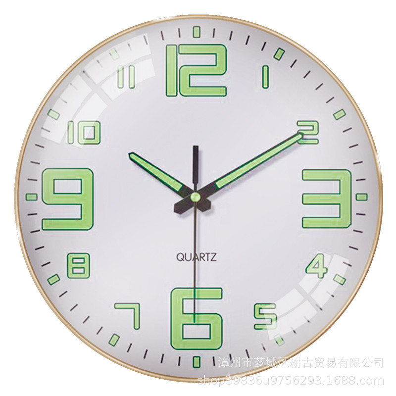 12inch (직경 약 30CM) 큰 문자 골드 프레임