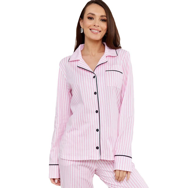 Exportación de comercio exterior transfronterizo Rusia otoño y invierno nuevos pantalones de mangas largas con solapa cardigan set de tendencia de moda