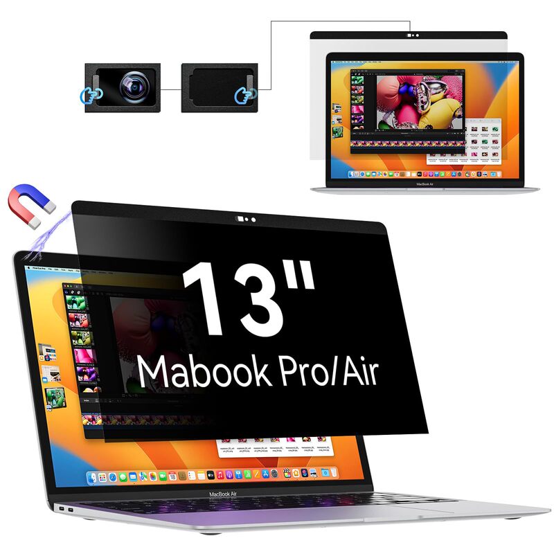 Computer Privacy Film MacBook Screen Film Pro/Air13 Magnetic Privacy Camera Privacy Protection Film Suitable for Computer Privacy Film MacBook Screen Film Pro/Air13 Magnetic Privacy Camera Privacy Protection Film Suitable for