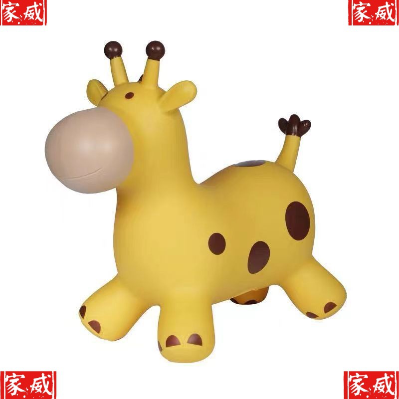 Painted inflatable music toy for jumping