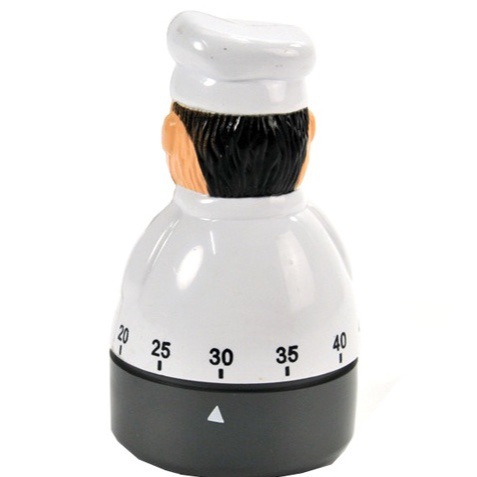 Suministro de cocina temporizador cuchillo tenedor chef temporizador de plástico