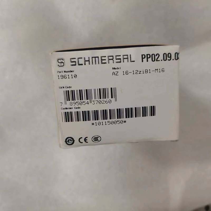 施迈赛SchmersalAZ16-12ZI-B1-M16热塑外壳安全开关原装现货