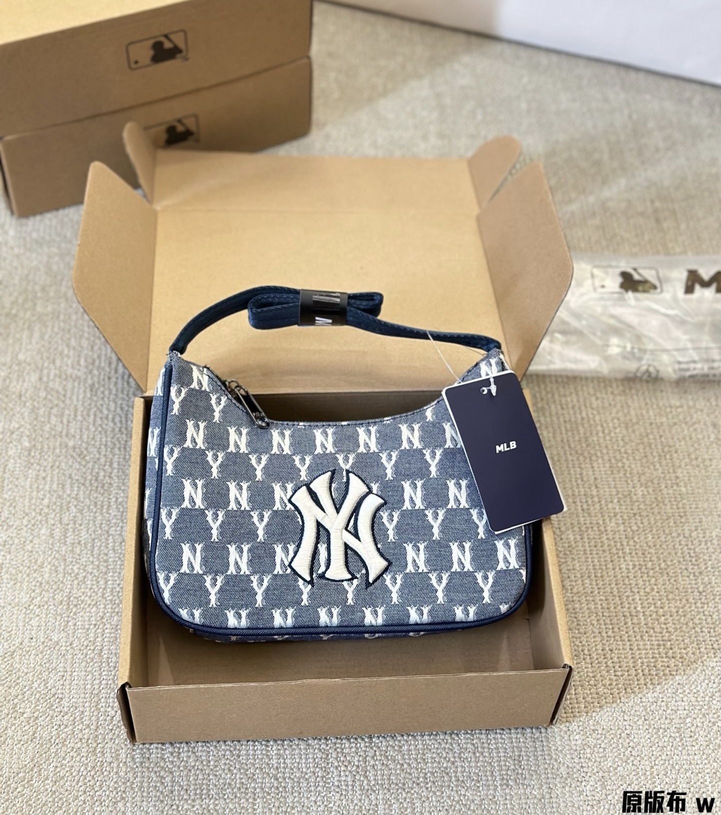 구형 데님 겨드랑이 블루