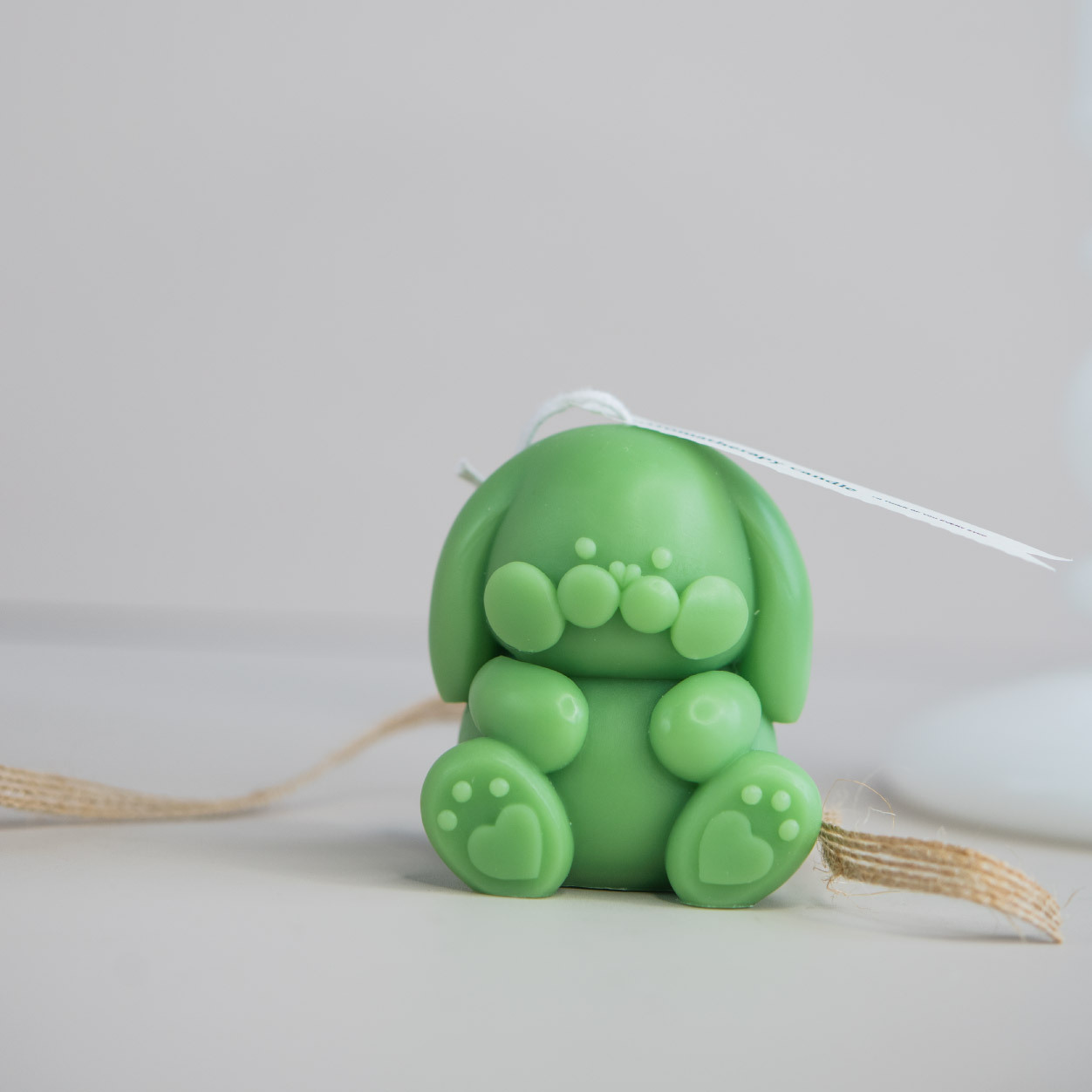 Diversión de los niños lindos oído forma de conejo vela mano regalo de los niños decoración del hogar decoración venta caliente al por mayor