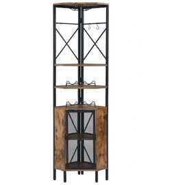 酒水柜靠墙角柜子储物柜客厅高柜备餐置物柜家用茶水柜厨房橱收