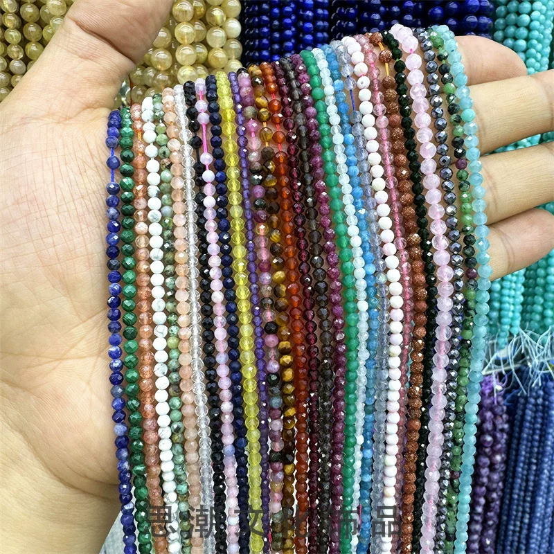 Organic turquoise white crystal, agate round beads, wholesale