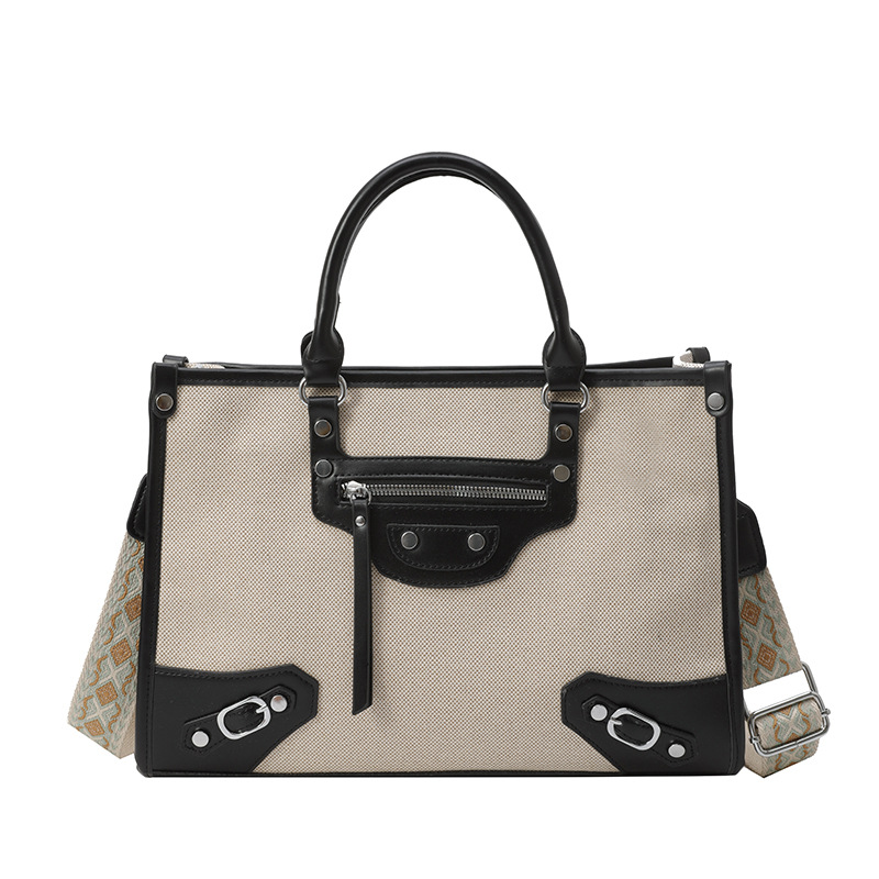 Bolsa de hombro retro remachado lujoso ligero versátil Volkswagen gran capacidad bolso de mano caliente locomotora cool mochila