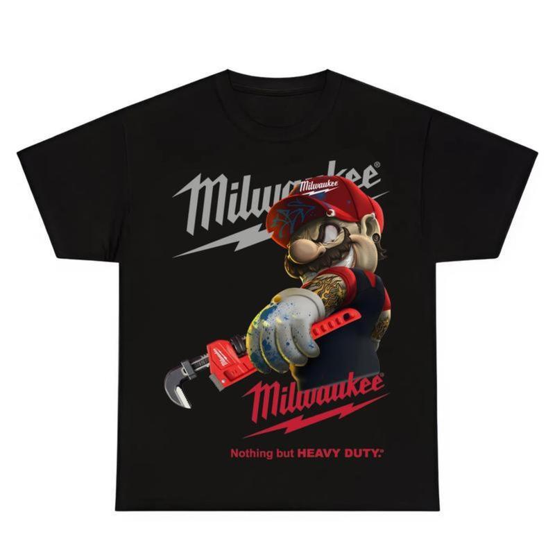 European Size Pure Cottontmilwaukee Heavy Duty Graphic Unisex t Shirt Premium European Size Pure Cottontmilwaukee Heavy Duty Graphic Unisex t Shirt Premium