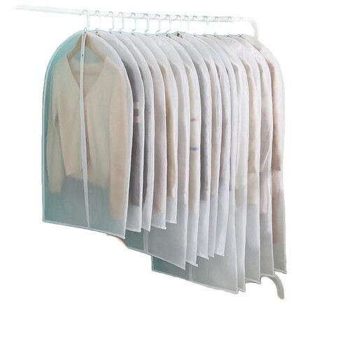 Anti-dust cover for clothes, transparent new anti-dust suit hanger bag, household clothing bag