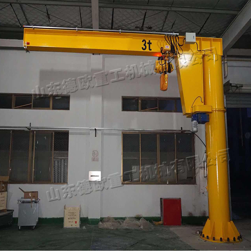 柱式悬臂起重机 电动定柱式旋臂起重机 小型自走式独臂悬吊机