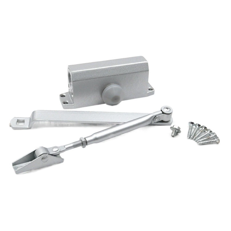 Инженерное устройство, автоматический дверной доводчик малого размера, гидравлический доводчик для противопожарных дверей.