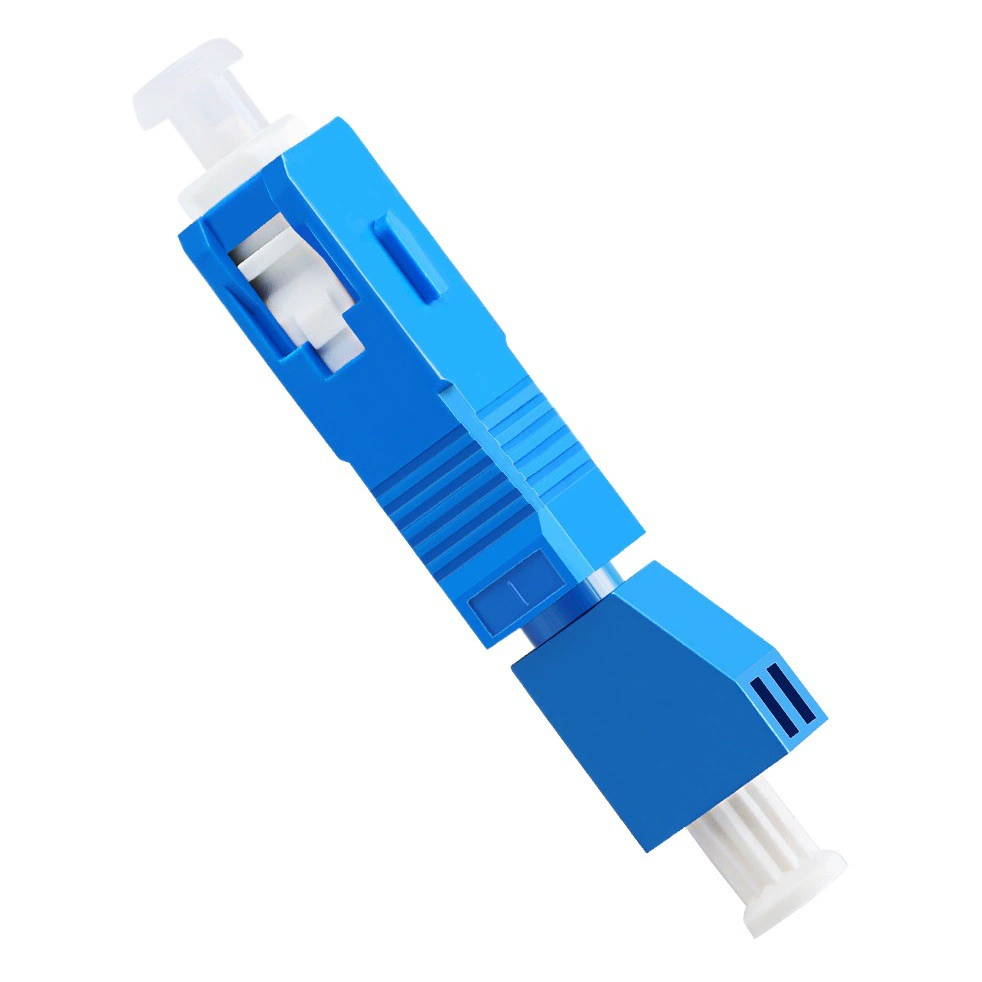 Головка преобразования оптического волокна SC папа-LC Женский адаптер небольшой измеритель оптической мощности с квадратной головкой красный свет ручка адаптер фланец SC-LC