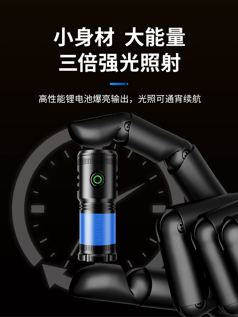 SFL2507 flashlight with laser, long-range, suitable for mountain climbing and outdoor use, multifunctional, rechargeable, long-lasting, durable, 18350 strong light
