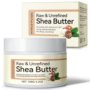 Unrefined Shea Butter Raw Organic ��ľ�����w�� ���B���w���w