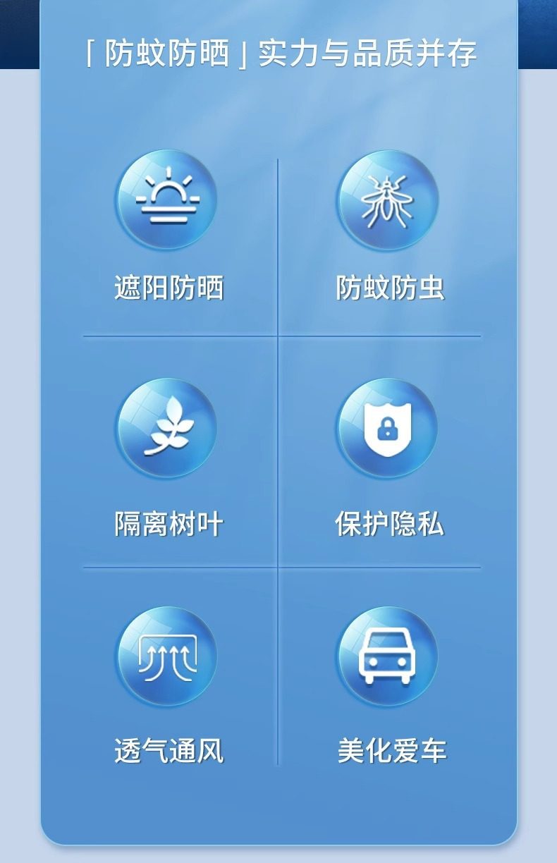 Car Mosquito Net Window Screen, Car Window-Specific Curtain, Car Mosquito Net, In-Car Sunshade Screen, Privacy Sunshade Curtain