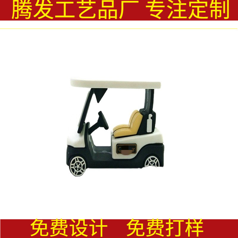 Customized Golf Cart Desktop Decorations Children Baby Toy Boy Cartoon Tour Car Model Decorations