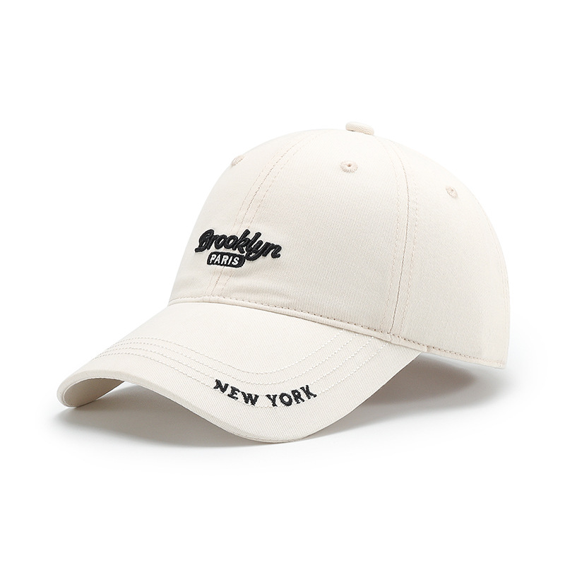 Baseball Cap Embroidered Logo Unisex Cotton Washed Baseball Cap_voghion.com