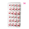 Nail stickers for manicure, children's fake nails, 24 pieces, ready-made product