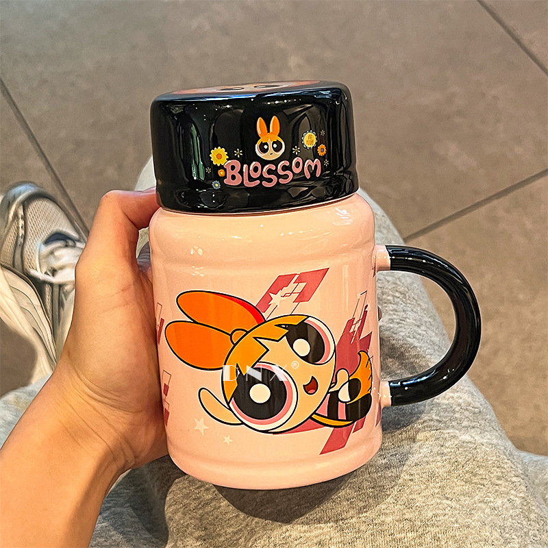[Powerpuff Girls Exquisite Gift Bag] Pink 470ml