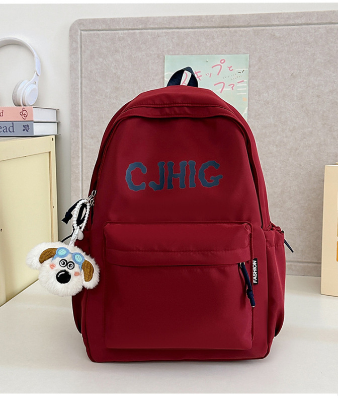 新しいスタイルのレタートレンディでクールな学生スクールバッグ、軽量で大容量、中学生と高校生向けのシンプルで見栄えの良いバックパック卸売|undefined