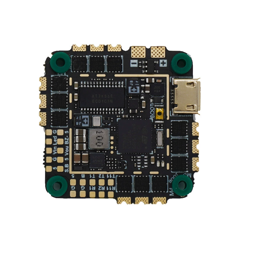 Mark4 5-дюймовый 2-6S F411 flight controller 35A 45A FPV пересечение дрон