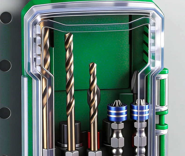 Accessory bits, cross-head strong magnetic electric screwdriver set, specialized high-hardness magnetic ring, hand drill bit, hexagonal adapter