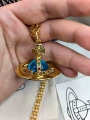 Golden ice blue crystal ball