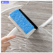 Cepillo de limpieza de vidrio multifuncional dos en uno fuerte limpiaparabrisas esponja azulejo espejo artefacto de limpieza de ventanas universal